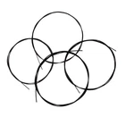 Black Ukulele Ukelele Uke Strings Nylon Material 4pcs/set (Package Card Random