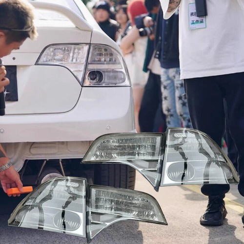 For 06-11 Honda Civic 4DR Sedan Pair Crystal Clear Brake Lamps Tail Lights Cover - Bild 3 von 14