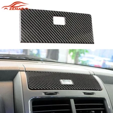 Carbon Fiber Dashboard Storage Box Panel Decor Cover For Dodge Journey 2009-2010