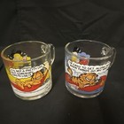 Vintage Garfield Glass Mugs - McDonalds 1978 - Set Of 2 — photo 1