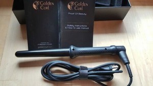 details about golden curl black curler lockenstab neu