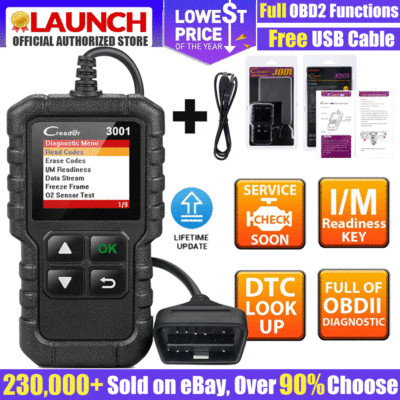 Automotive OBD2 Scanner OBD Code Reader Car Check Engine Fault Diagnostic Tool