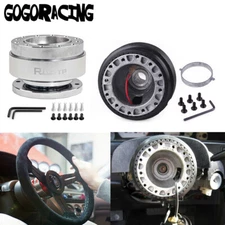 Aluminum Steering Wheel Quick Release & Hub Adapter Kit For Honda Civic 96-00 EK