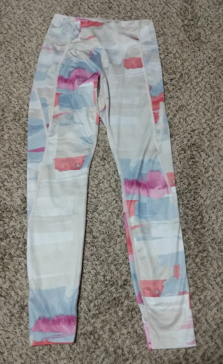 Tek Gear Dry Tek Leggings Medium Pink Red White