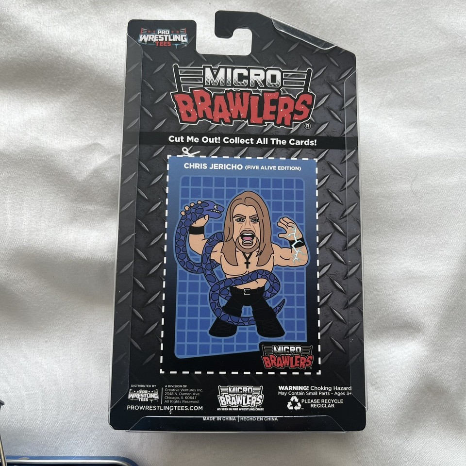 Chris Jericho Cruise 5 Alive Micro Brawlers Limited Edition /Lunchbox