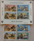 ISLE OF MAN 1974 SG MS58 CHURCHILL MH and SINGLES AND FDC