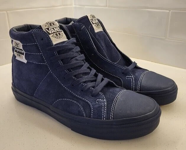 Vans X Supreme Native American Navy bleu homme taille 9 neuf avec étiquettes patin WTAPS DEFCON