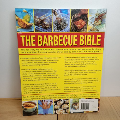 The Barbecue Bible - Linda Tubby 180 Recipes BBQ Large Softcover - Outdoor Cook - Picture 2 of 13