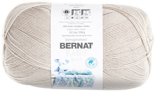 Bernat Baby Sport Big Ball Yarn, 100% acrylic, 1 Pack of 1 Skein - Picture 6 of 11