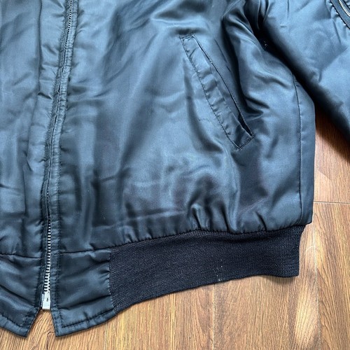 Vtg Timber King Bomber Flight Jacket Mens XL Insulated Security Coat Made USA - Picture 9 of 17