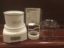 CUISINART🧊ICE-21🍦Frozen Yogurt🍨Ice Cream🍦Sorbet Maker + Instructions/Recipes
