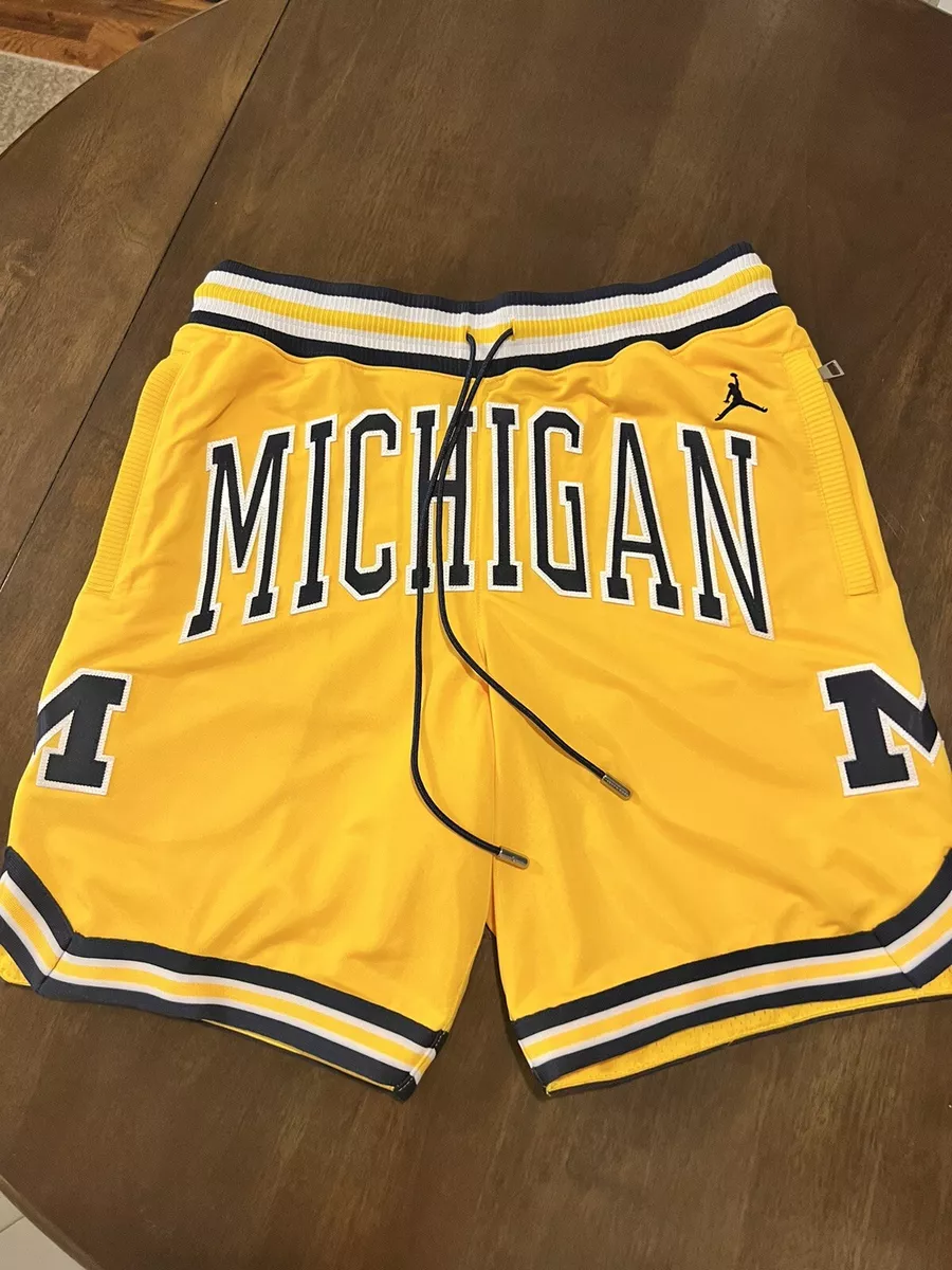 Michigan jordan basketball shorts cheap