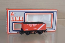 LIMA 305670 PILKINGTON ST HELENS 7 PLANK WAGON 1928 with COAL LOAD MINT BOXED om