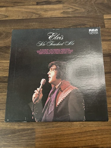 Elvis Presley He Touched Me Vinyl EP Record Religious Gospel