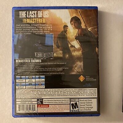 The Last of Us Remastered (New) & Last Of Us Part II Special Edition (Used)