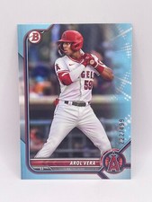 2022 Bowman Draft Paper Base Sky Blue #BD-46 Arol Vera /499 - Los Angeles Angels