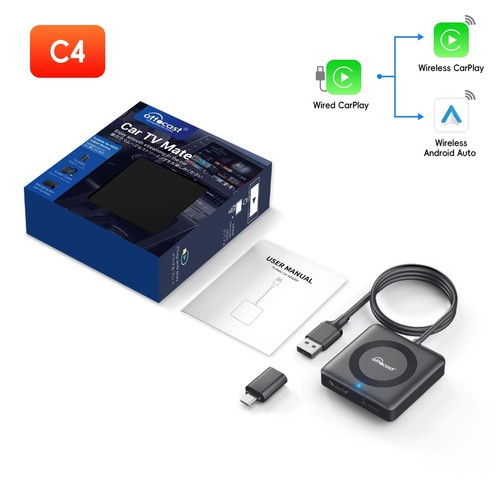 3in1 Ottocast Car TV Mate Max HDMI Wireless CP+AA Adapter for Fire TV Stick *US - Picture 13 of 13