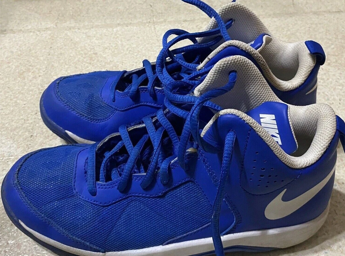 Nike Dual Fusion Boys Basketball Shoes 536637 401 High Top Size 7