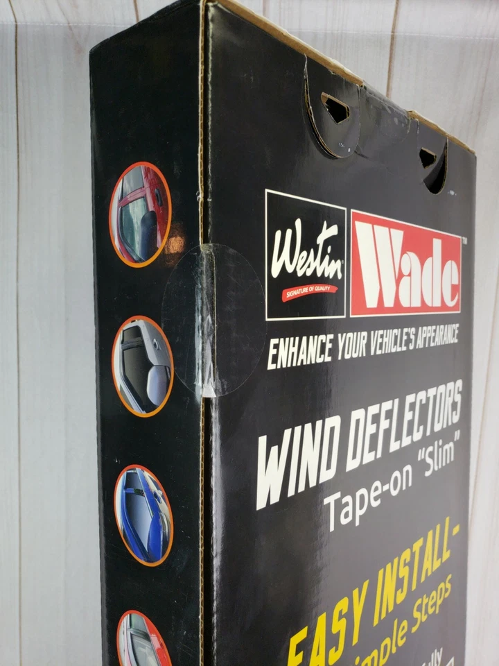 Deflector de lluvia de viento delgado Westin 72-88452 para Toyota Highlander 2014-2019 Foto 4 de 4