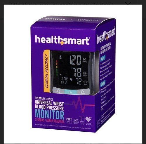 Health Smart Digital Wrist Blood Pressure Monitor - Picture 3 of 5