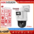 Hikvision 4MP+4MP TandemVu PT Camera Hybrid Light 2Way Audio DS-2SE2C400MWG-E/14
