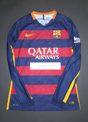 Nike FC Barcelona 15/16シーズン ホームユニフォーム Soccer Jerseys - Nike FC Barcelona 15/16 SS Home Stadium