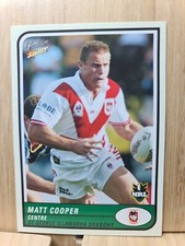 MATT COOPER🏆2005 Tradition Select DRAGONS #93 Rugby League NRL Card🏆