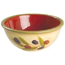 Clay Art Antique Olive Soup Bowl 6175029
