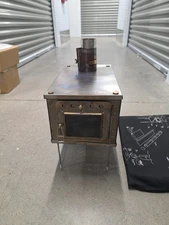Wild Wild West Tent Woodstove Portable Titanium
