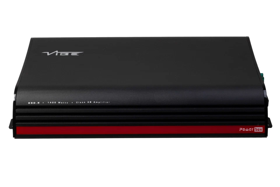 Vibe POWERBOX250.2 Power Amplifier 2 Channel Active Crossover 1400W Max Class AB - Image 2 of 4
