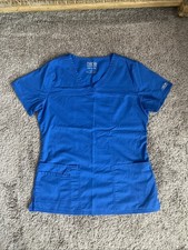 Small Blue Cherokee Scrub Top