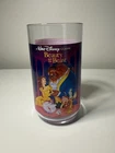 VINTAGE 1994 Disney Cups Glasses Beauty and the Beast Burger King Coke