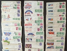 US Stamps WWII Patriotic Cover Collection 100+ Different Cachets 1941–45
