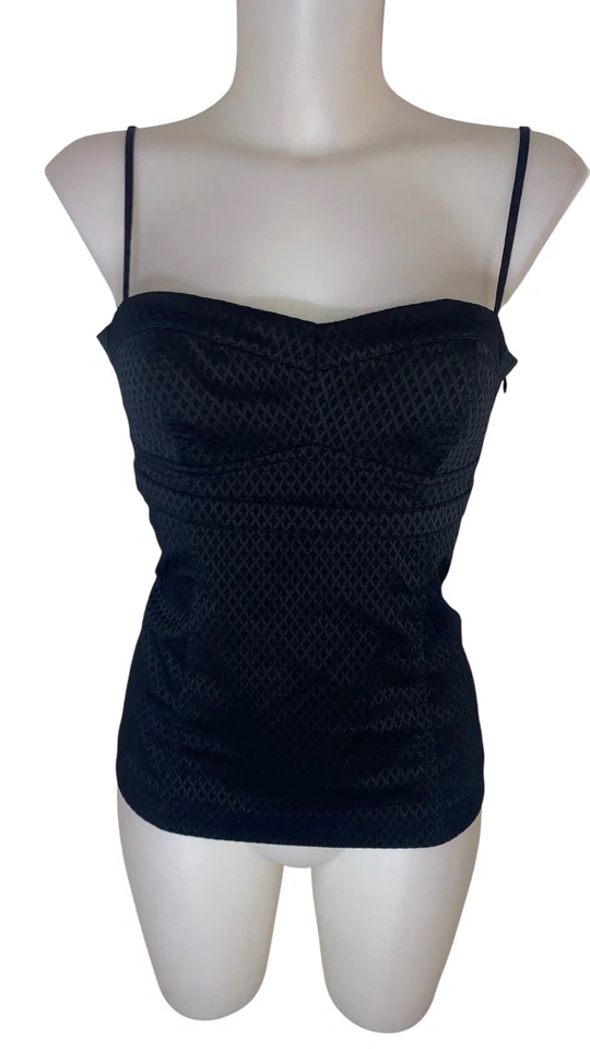 Camiseta sin mangas T By Alexander Wang talla M negra Babydoll grunge gótica bruja cami Foto 2 de 4