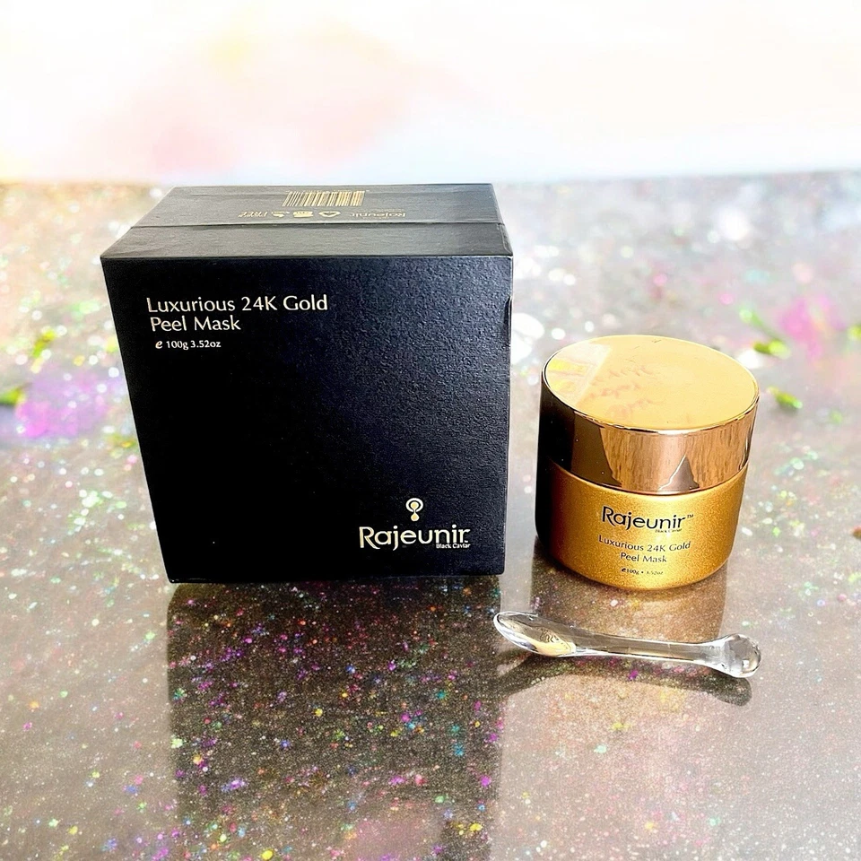 Rajeunir Luxurious 24K Gold Peel Mask 3.52 Oz New In Box MSRP $390 - Image 2 of 4