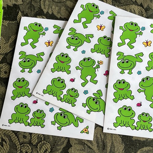 Sandylion Vintage NIP Safari Stickers Prismatic Zebra Lion Jeep Bear Y2K & Frog - Picture 13 of 15