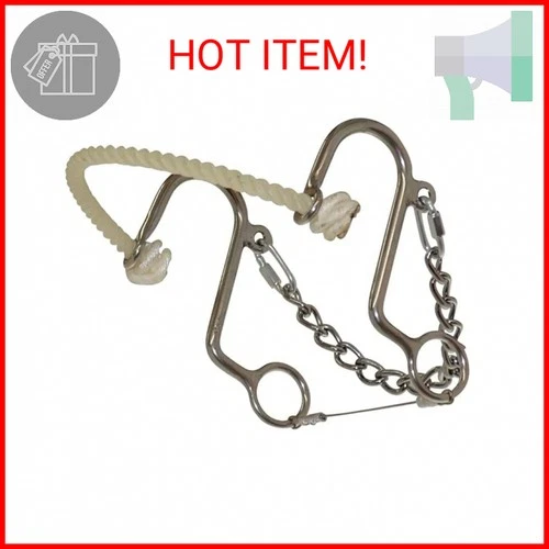 REINSMAN Diamond R Little S Rope Nose Hackamore for Horse, DR058