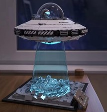 UFO Alien Raumschiff Bausteine Modell – Sci-Fi Sammleredition – Büro Display