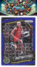 2025 Panini Prizm WNBA #121 Brittney Sykes Blue Velocity Prizms