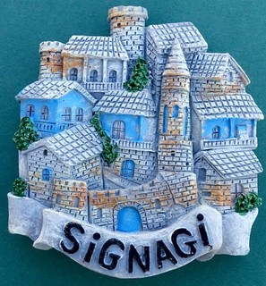 Souvenir Fridge Magnet Signagi Sighnaghi Old Town Georgia