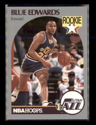 1990 Hoops Team Night Utah Jazz #NNO Blue Edwards