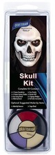 Skull Makeup Kit - Skeleton Makeup Set for Costumes, Cosplay, and Halloween