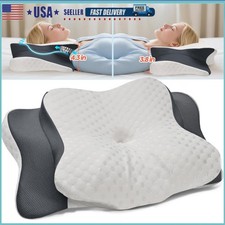 KingSize Cervical Pillow for Neck,Shoulder Pain Relief Sleep,Memory Foam Pillows