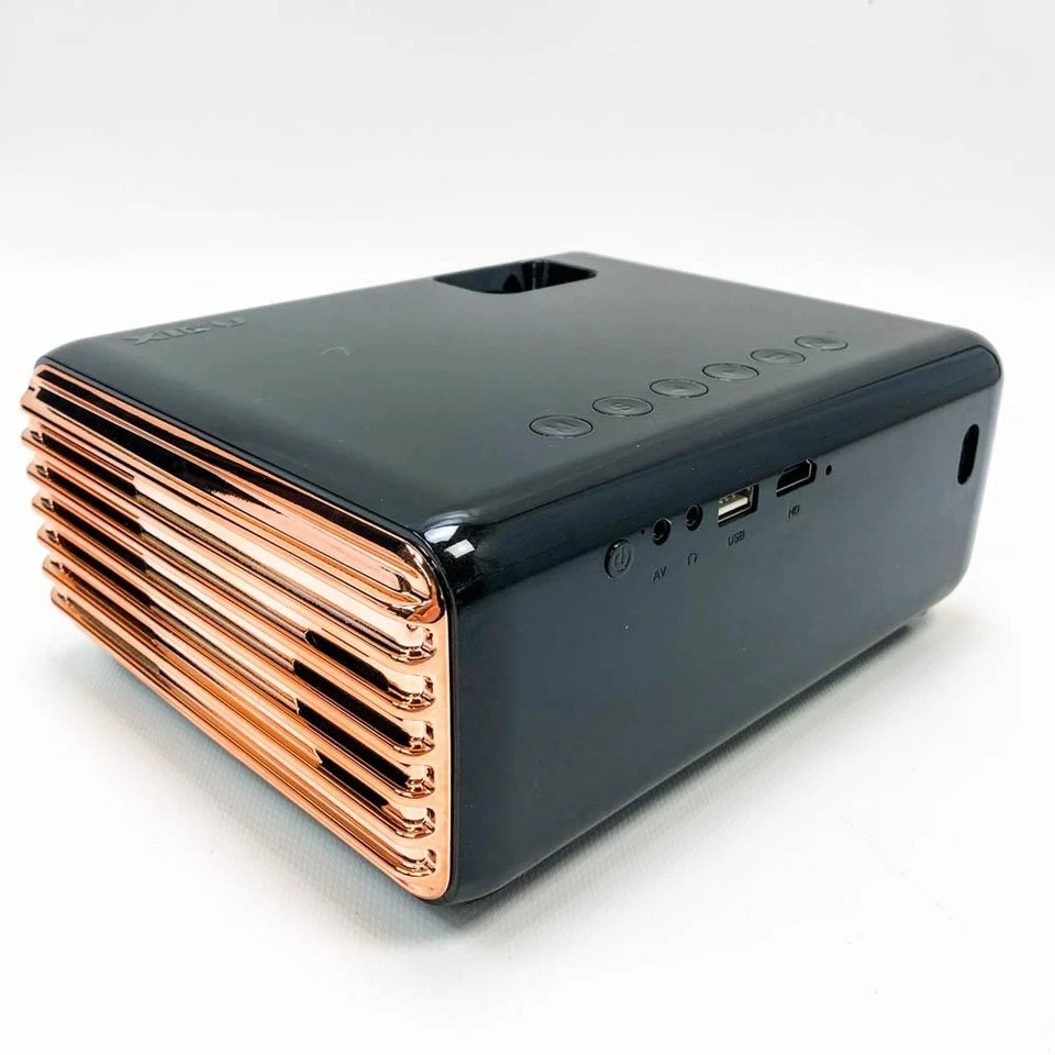 Mini Beamer, XIDU 8000Lux 1080P WiFi Bluetooth Beamer Full HD Heimkino Video - Bild 4 von 4