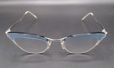 Vintage Ultra Rare New NOS Beautiful Shuron S/C 12K White GF Cat Eye Eyeglasses - Image 1 of 4