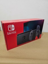 Nintendo Switch Console 32gb V2 Immaculate Screen Complete Boxed Grey Joy cons