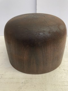 Gober & CO Kansas City MO Antique Wooden Wood Hat Mold Millinery Block Form
