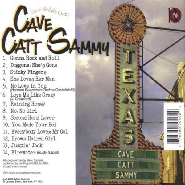 CD - Cave Catt Sammy - Love Me Like Crazy - Bild 2 von 2