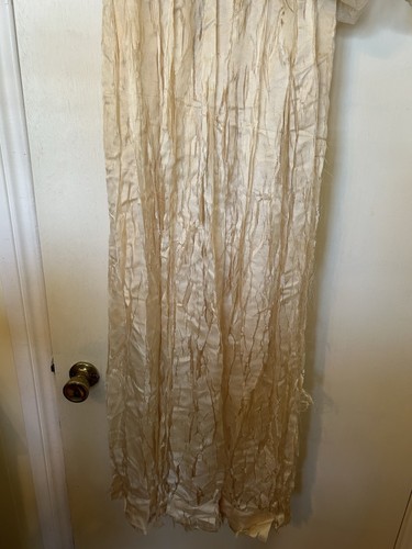 Antique Edwardian Embroidered Silk Lace Young Women/Girl Lawn Tea Dress - Picture 11 of 13