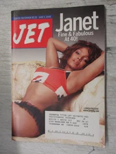 JET MAGAZINE JUNE 5, 2006 JANET JACKSON ON TURNING 40 FINE & FABULOUS